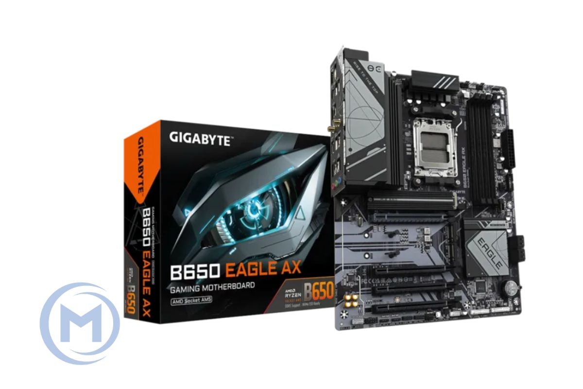 MB AM5 GIGABYTE B650 EAGLE,4xDDR5,9xUSB,USB 3.2 ATX,M.2,4xPCIe16x, DP HDMI