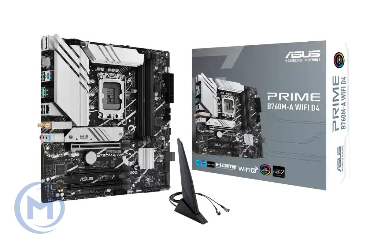 MB LGA1700 ASUS B760M-A WIFI,4xDDR5,16xUSB,4xSATAIII,2xM.2,mATX,3PCIe16x,2xHDMI,DP,WiFi