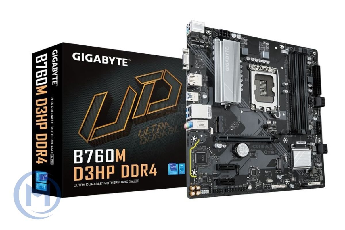 MB LGA1700 GIGABYTE B760M D3HP,4xDDR5,5xUSB,4xSATAIII,mATX,M.2,3PCIe16x,VGA,HDMI,DP