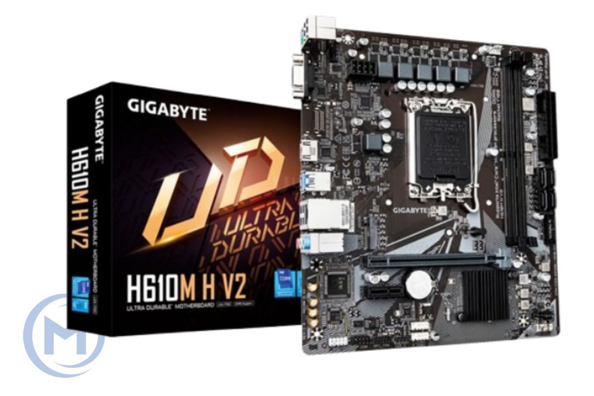 MB LGA1700 GIGABYTE H610M H,2xDDR5,12xUSB,4xSATAIII,mATX,M.2,PCIe16x, PCIe1x, HDMI,VGA