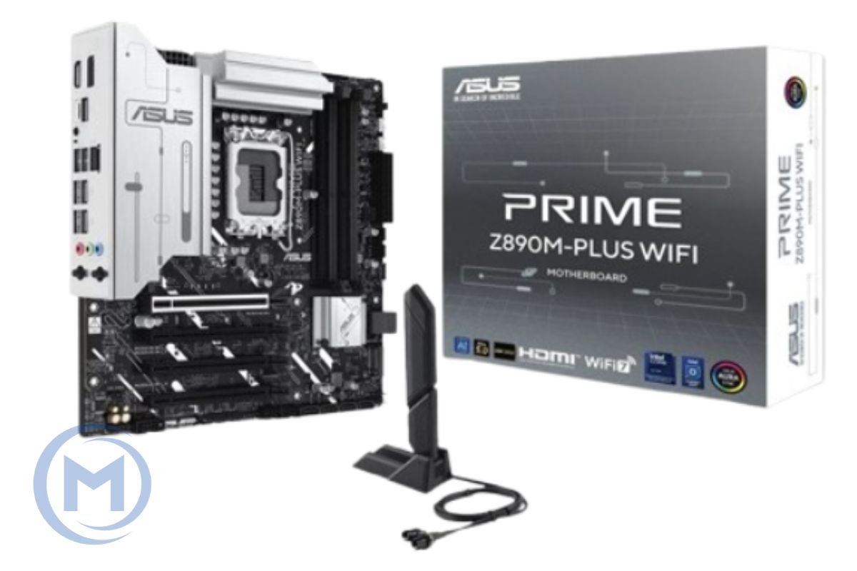 MB LGA1851 ASUS Z890M-PLUS WIFI,4xDDR5,15xUSB,mATX,M.2,2PCIe16x,2PCIe1x HDMI,DP