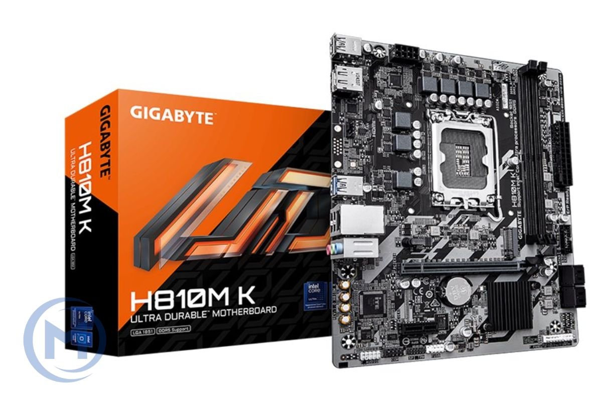 MB LGA1851 GIGABYTE H810M K,2xDDR5,10xUSB,mATX,1xM.2, 4xSATA, 1PCIe16x, 1PCIe1x, HDMI,DP