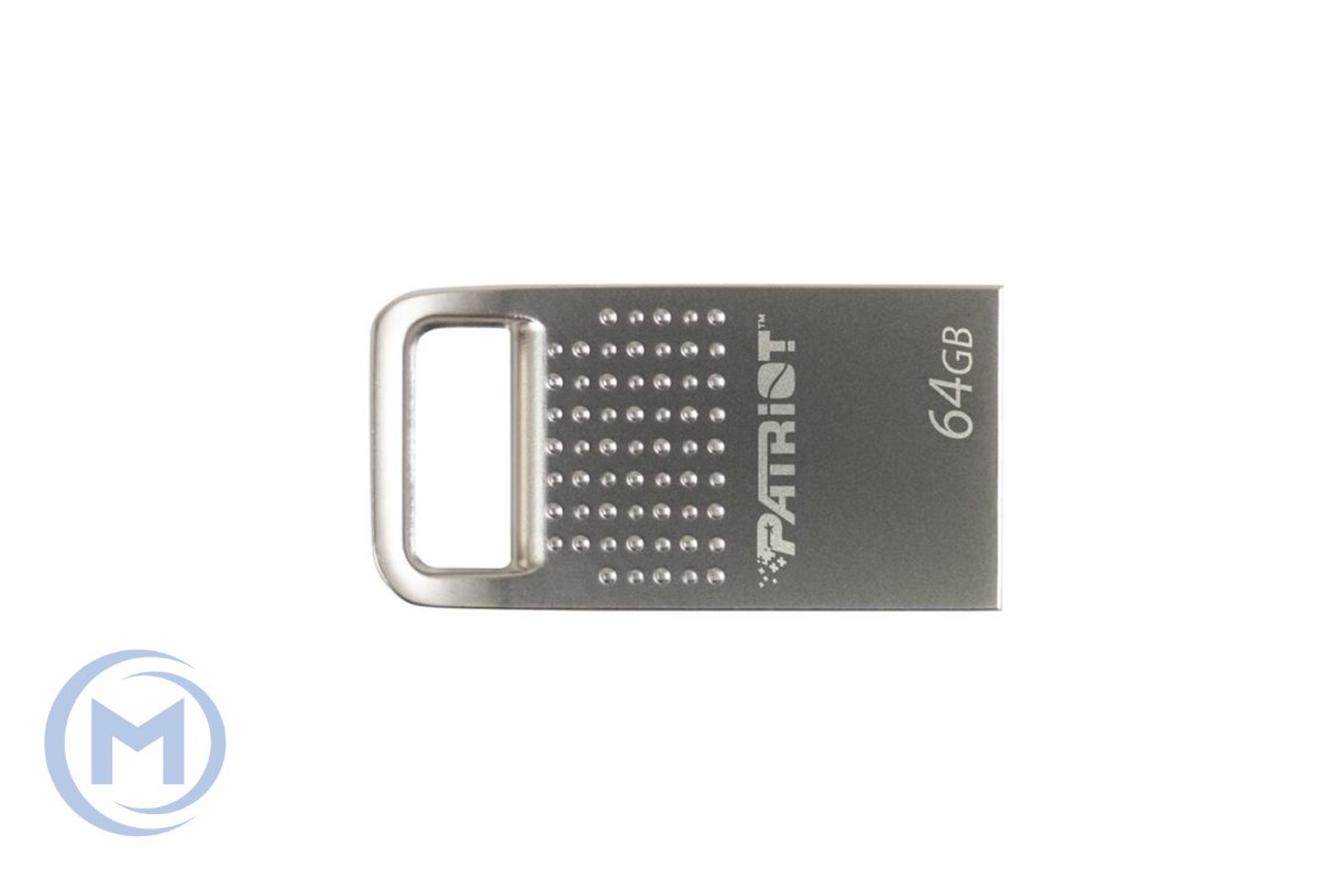 PEN DRIVE 64GB USB 2.0 PATRIOT TAB200 SILVER