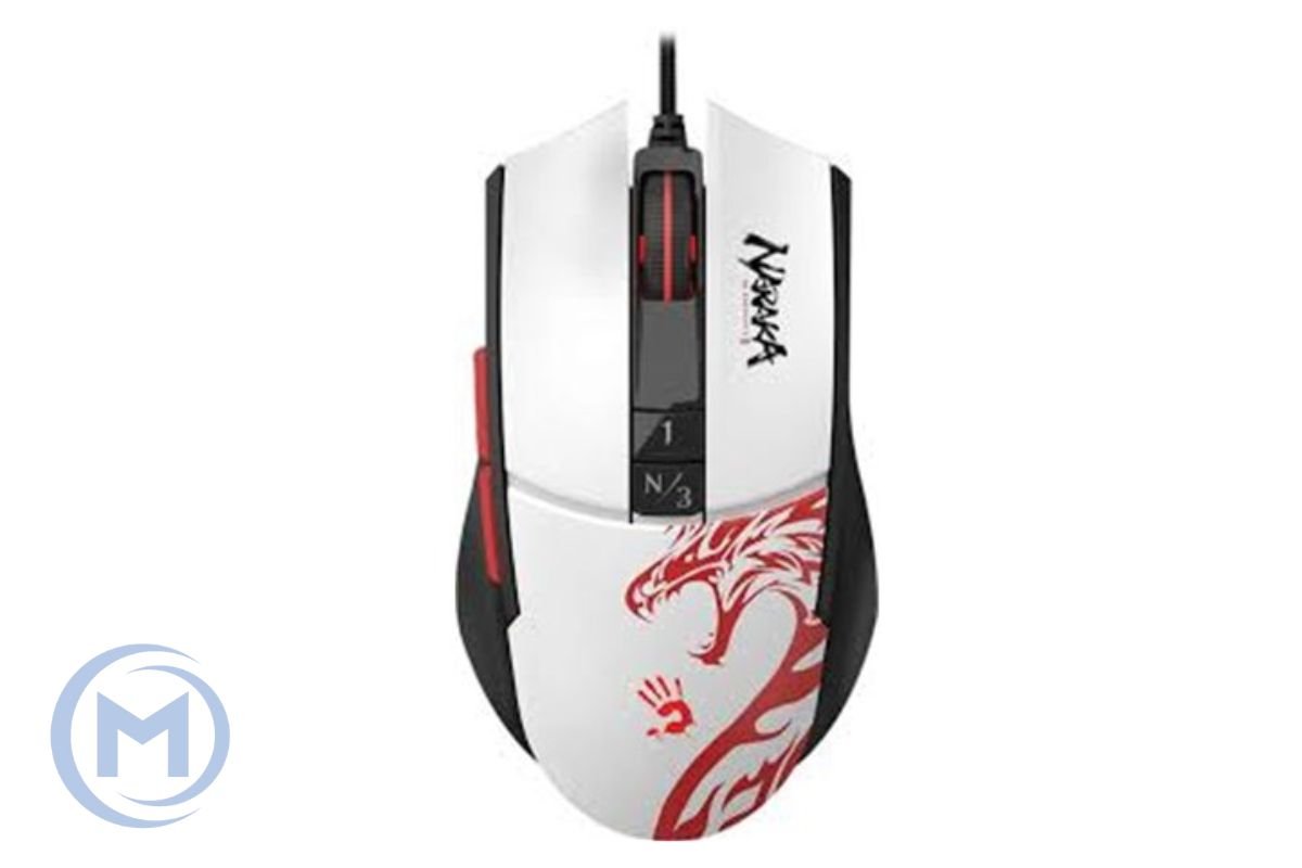 A4TECH BLOODY L65 MAX LIGHTWEIGHT GAMING 12000CPI NARAKA RGB METAL FEET ACTIVE USB