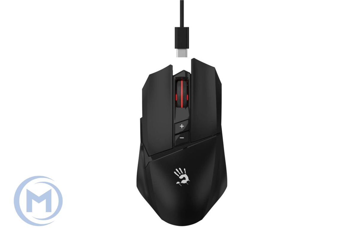 A4TECH BLOODY R36 ULTRA WAVELINK DUAL WIRELESS 12000CPI GAMING MOUSE 2.4GHz / USB BLACK