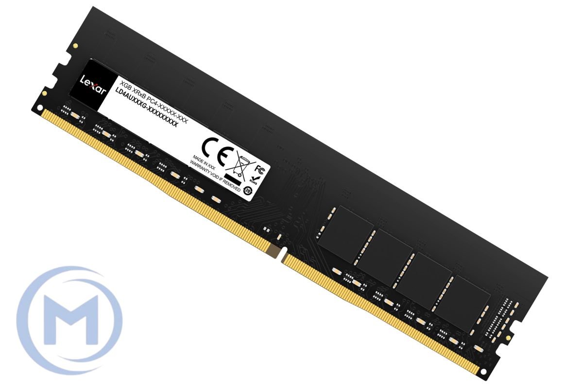 DDR4 8GB PC-25600 (3200MHz) 1.2V, CL22, 288-Pin UDIMM, Desktop, LEXAR [LD4AU008G-B3200GSST]