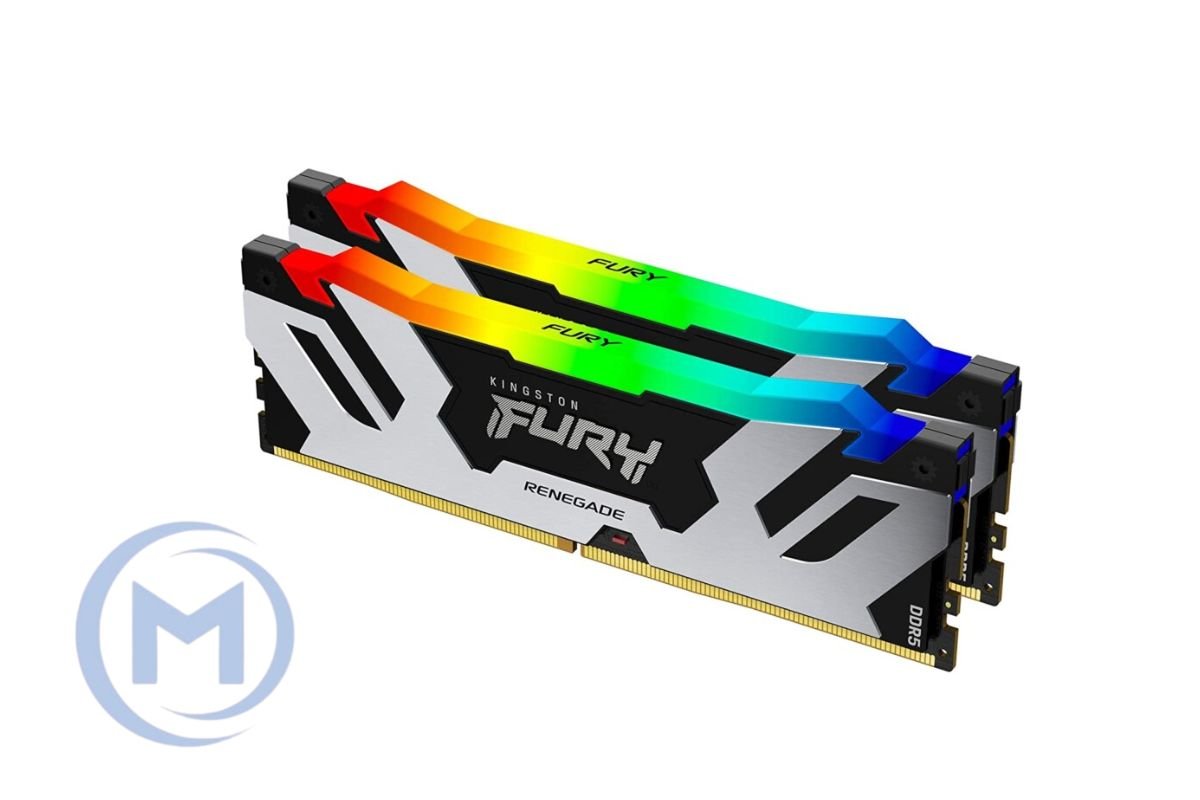 DDR5 32GB (2x16GB) PC-51200 (6400MHz) KINGSTON FURY RENEGADE SILVER XMP KF564C32RSK2-32