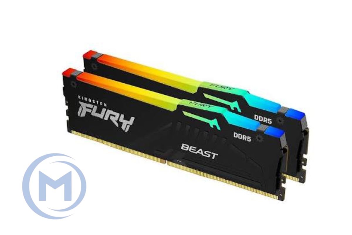 DDR5 64GB (2x32GB) PC-44800 (5600MHz) KINGSTON FURY BEAST RGB EXPO KF556C36BBEAK2-64