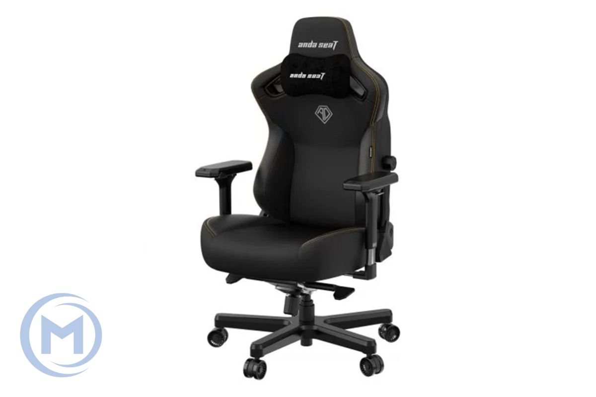 Gaming Chair AD12YDC-L-01-B-PV/C AndaSeat Kaiser 3 L BLACK 4D Armrest 65mm wheels PVC Leather