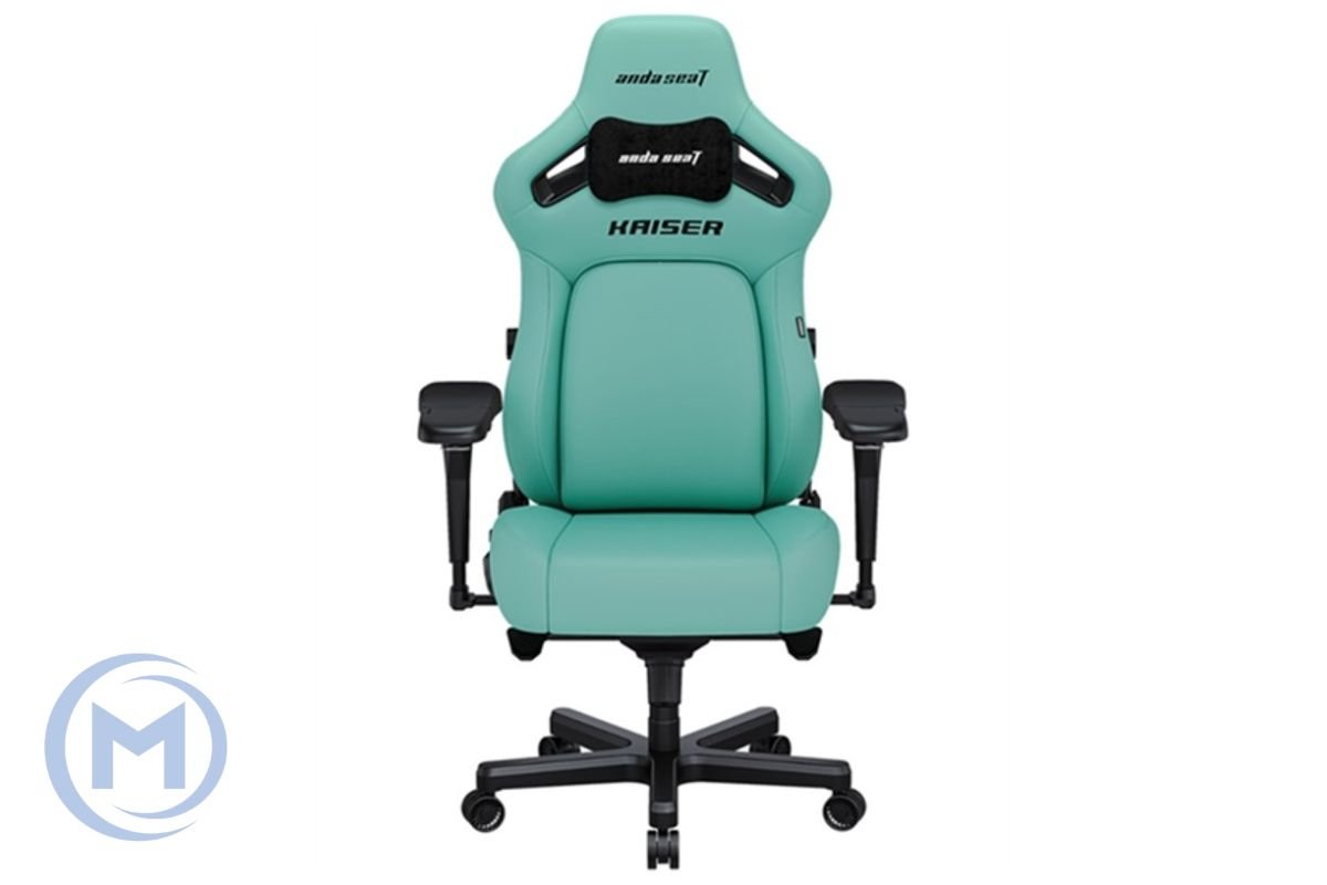 Gaming Chair AD12YDDC-L-20-C-PV/C AndaSeat Kaiser 4 L GREEN 5D Armrest 65mm wheels PVC Leather