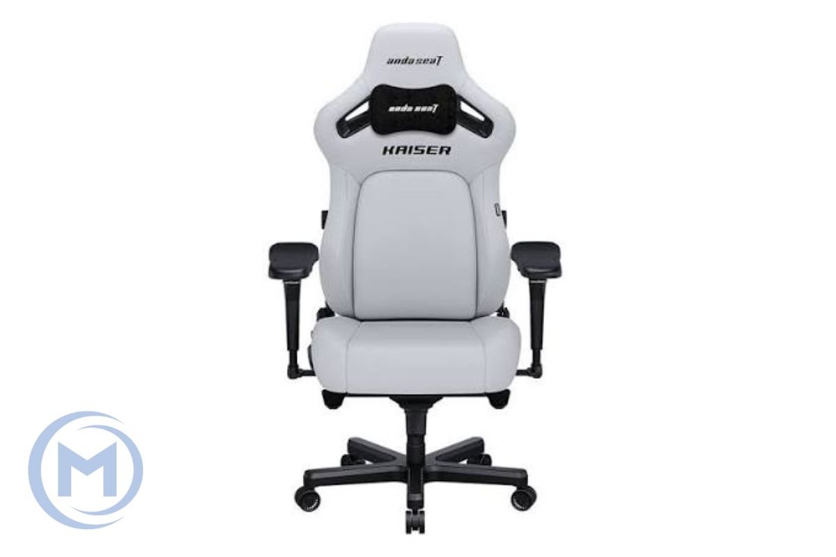 Gaming Chair AD12YDDC-L-20-W-PV/C AndaSeat Kaiser 4 L WHITE 5D Armrest 65mm wheels PVC Leather