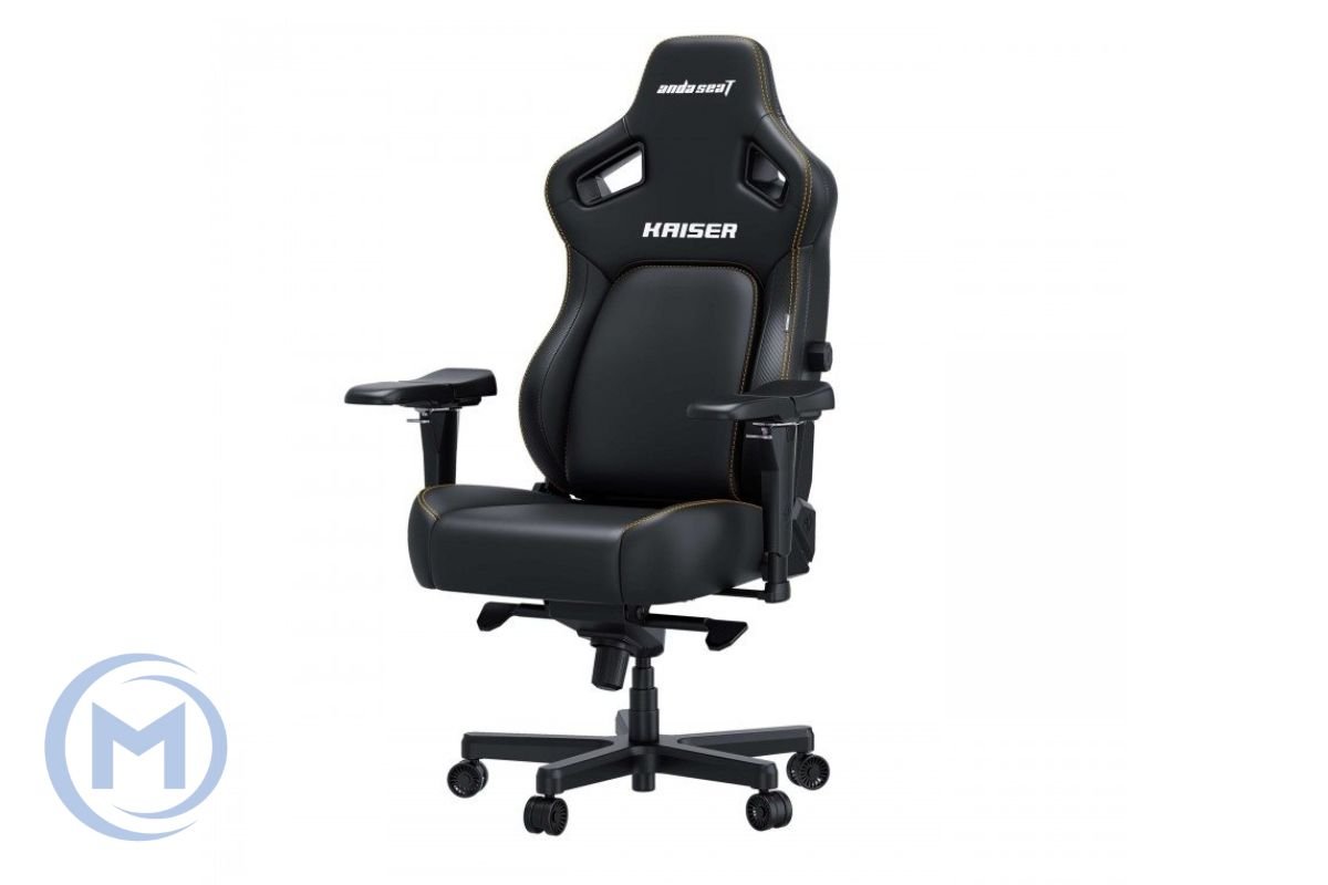 Gaming Chair AD12YDDC-XLL-20-B-PV/C AndaSeat Kaiser 4 XL BLACK 5D Armrest 65mm wheels PVC Leather