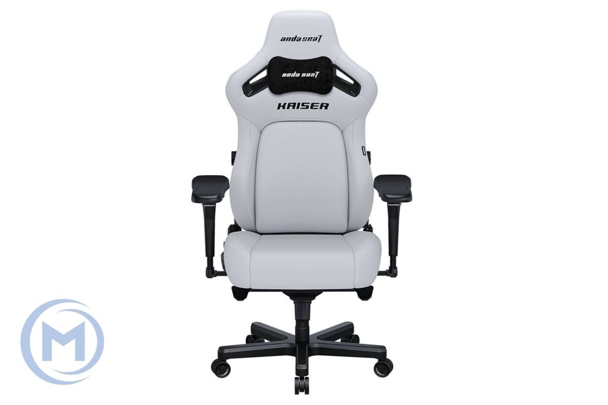 Gaming Chair AD12YDDC-XLL-20-W-PV/C AndaSeat Kaiser 4 XL WHITE 5D Armrest 65mm wheels PVC Leather