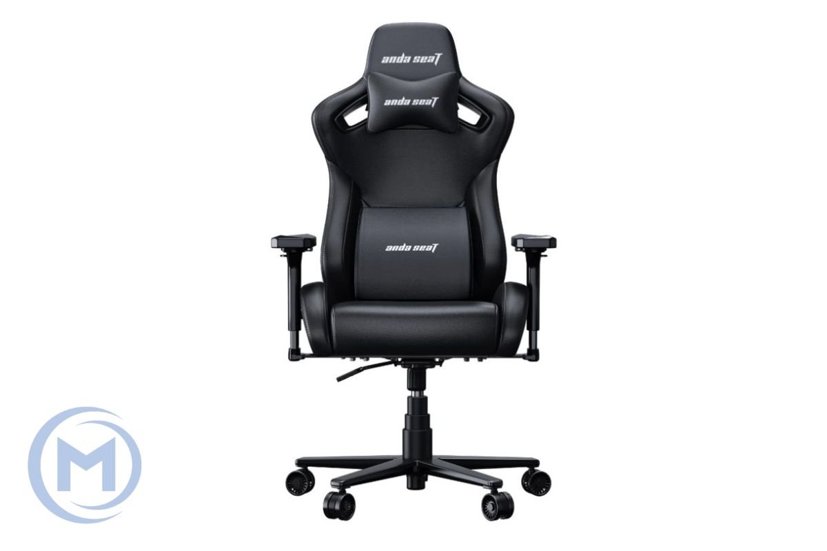 Gaming Chair AD12YXL-17-B-PV AndaSeat Kaiser 2 Pro XL BLACK 4D Armrest 65mm wheels PVC Leather