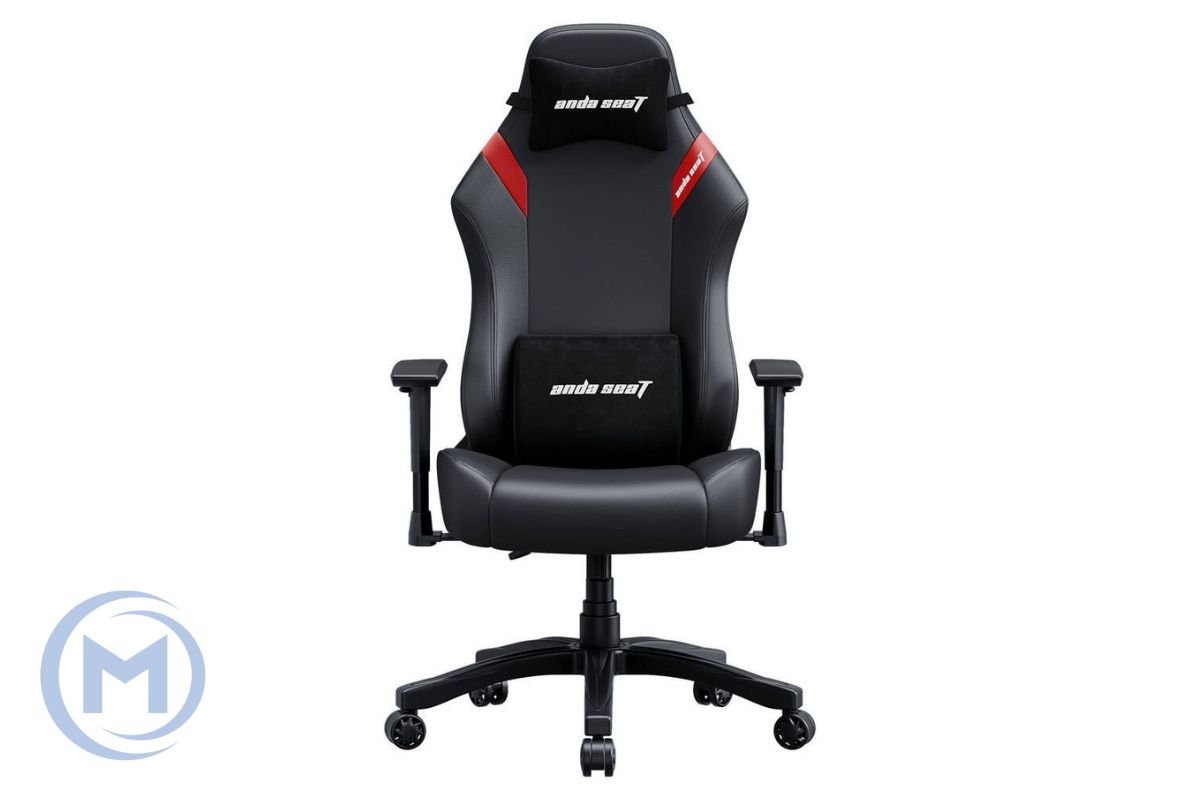 Gaming Chair AD18-44-BR-PV-CIS AndaSeat Luna BLACK&RED 1D Armrest 60mm wheels PVC Leather