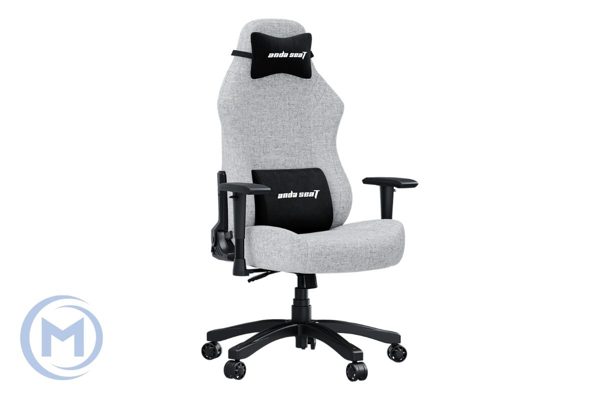 Gaming Chair AD18-44-G-F-CIS AndaSeat Luna GRAY 1D Armrest 60mm wheels Fabric