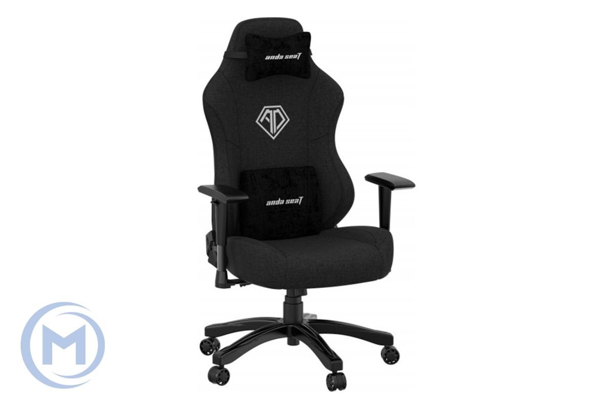 Gaming Chair AD18Y-06-B-F AndaSeat Phantom 3 BLACK 2D Armrest 60mm wheels Fabric
