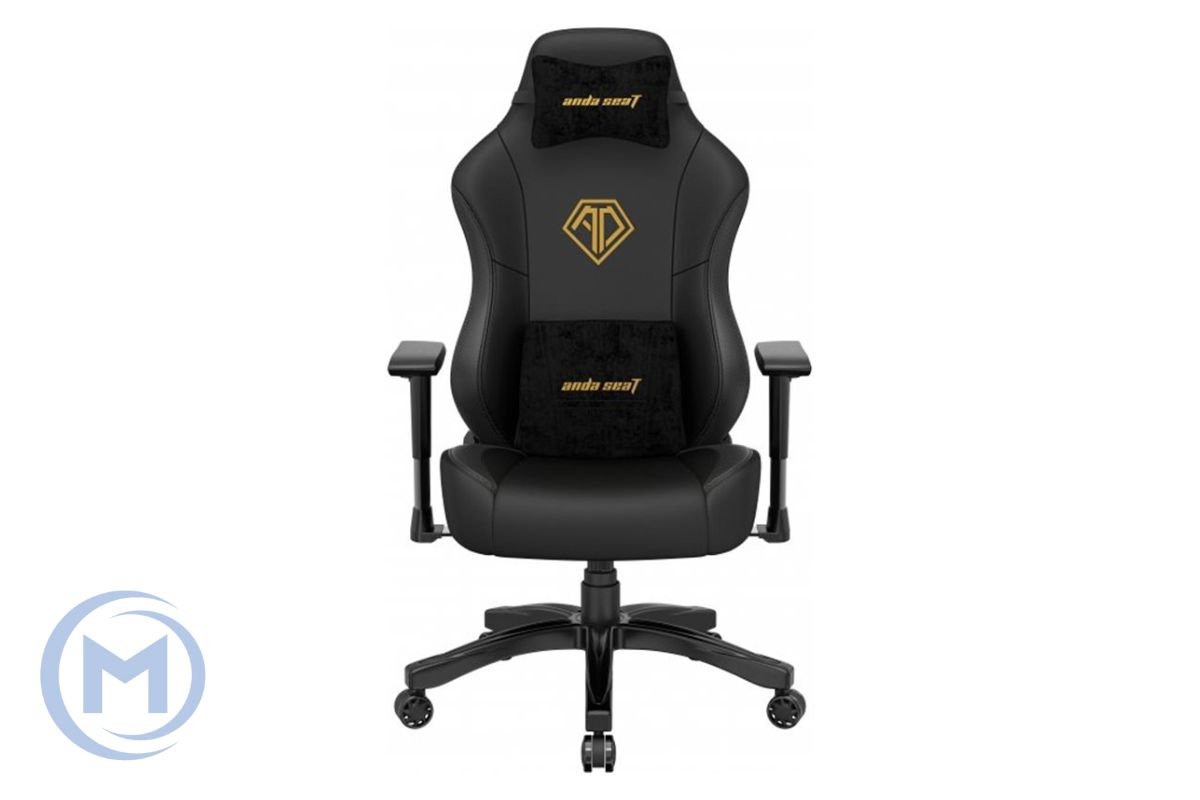 Gaming Chair AD18Y-06-B-PV/C AndaSeat Phantom 3 BLACK&GOLD 2D Armrest 60mm wheels PVC Leather