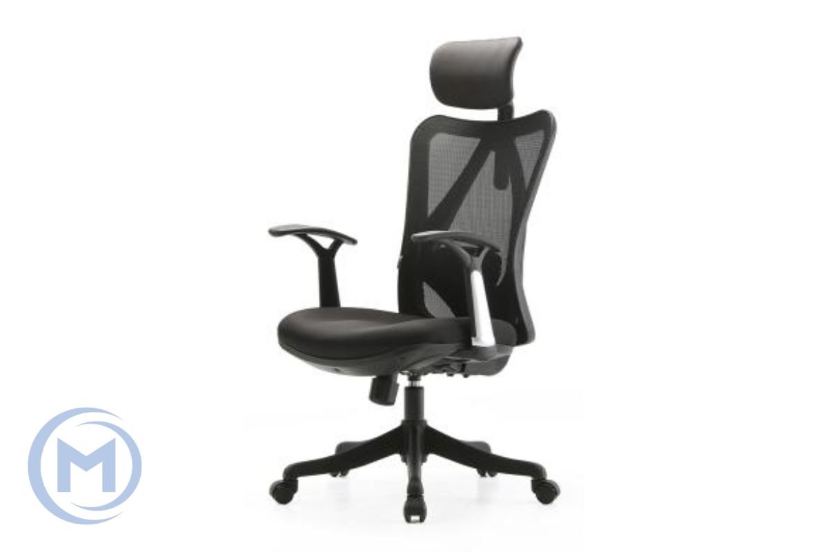 Office Chair SIHOO M16-201 BLACK class 3 TUV gaslift,330mm PP base