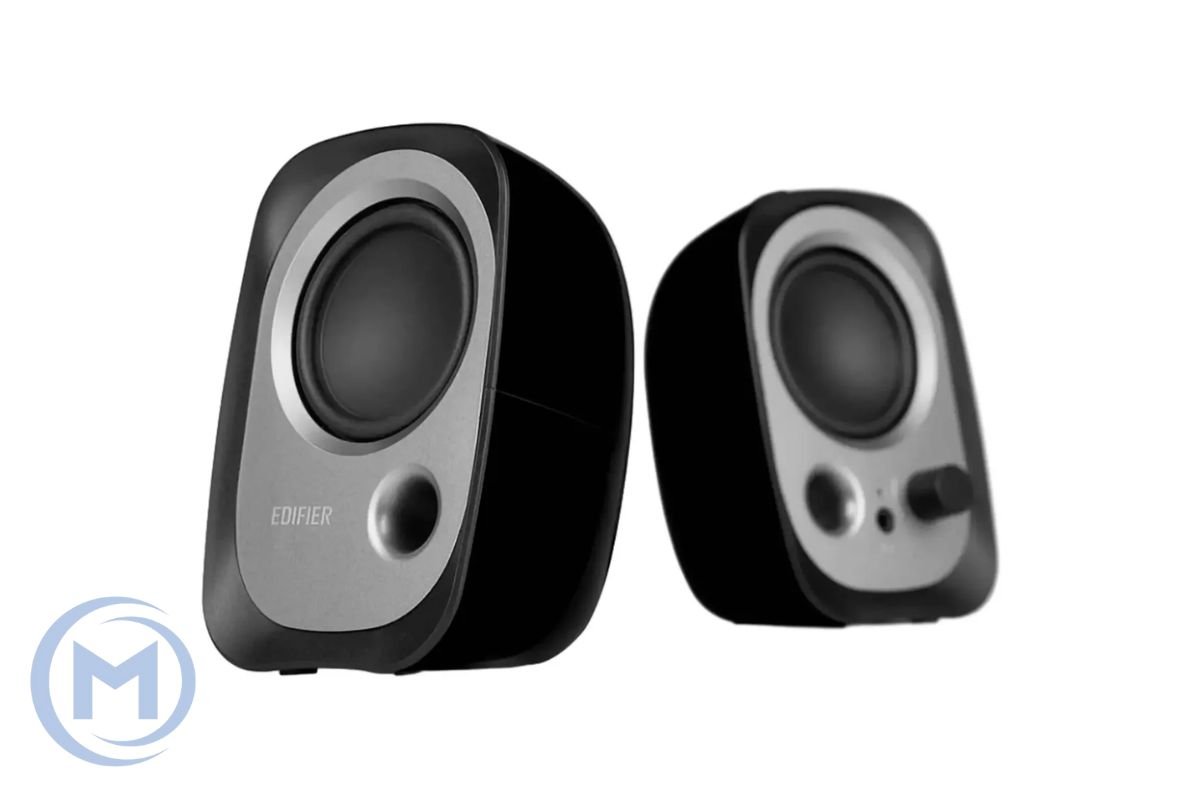 Звуковая система Edifier R12U 2.0, ≧85dBA, RMS 2W × 2 (THD+N=10%, f0=1 KHz) , Черный