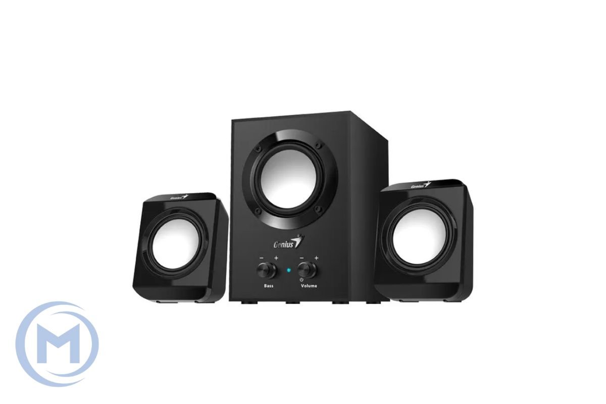 Звуковая система Genius SW-2.1 300,BLK, Black, 10W , EU, 25Hz-20KHz, 3.5мм