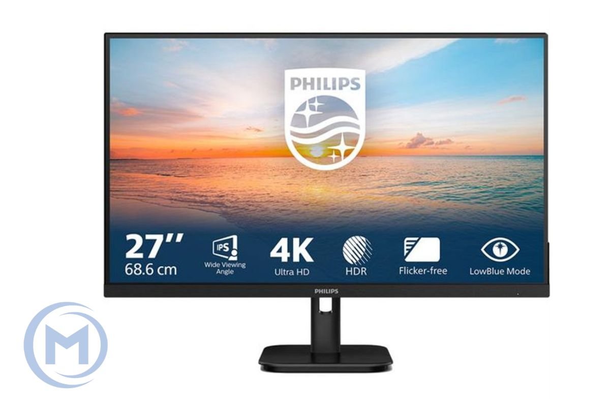 PHILIPS 27" 27E1N1800A IPS 4K UHD LED WIDE 3840x2160 10000000:1 350cd/m2 4ms 2xHDMI, DP
