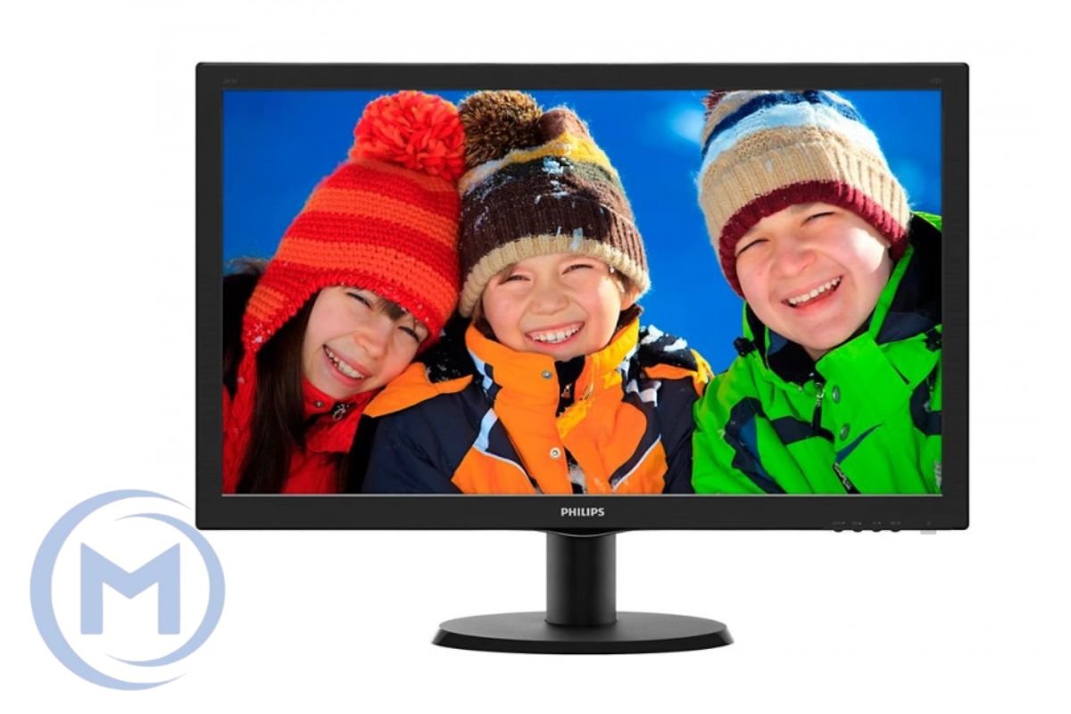 PHILIPS 23,6" 243V5LSB TN LED WIDE 1920x1080 10000000:1 5ms VGA УЦЕНКА