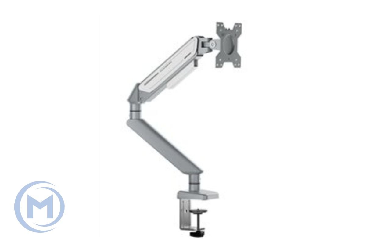 Monitor Arm AD-W-A6D-1S-FW AndaSeat 17''-32',max 9Kg, rotation 360°, Tilt Range -75° to 75° SILVER