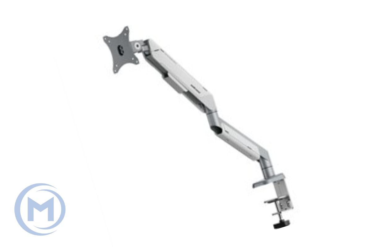 Monitor Arm AD-W-A9-1S-FW AndaSeat 17''-42',max 15Kg, rotation 360°, Tilt Range -75° to 75° SILVER
