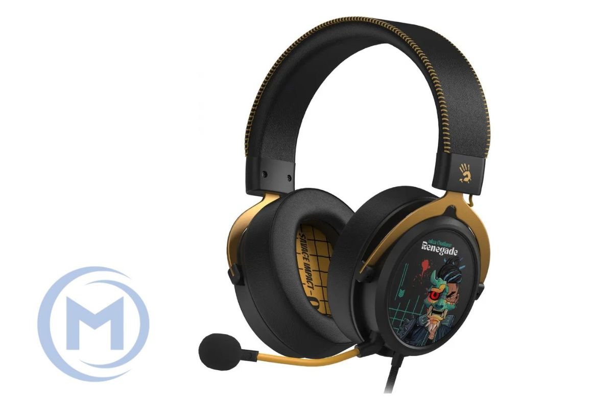 Наушники с микрофоном A4Tech BLOODY SAVAGE IMPACT M595 RENEGADE MIDNIGHT USB BLACK