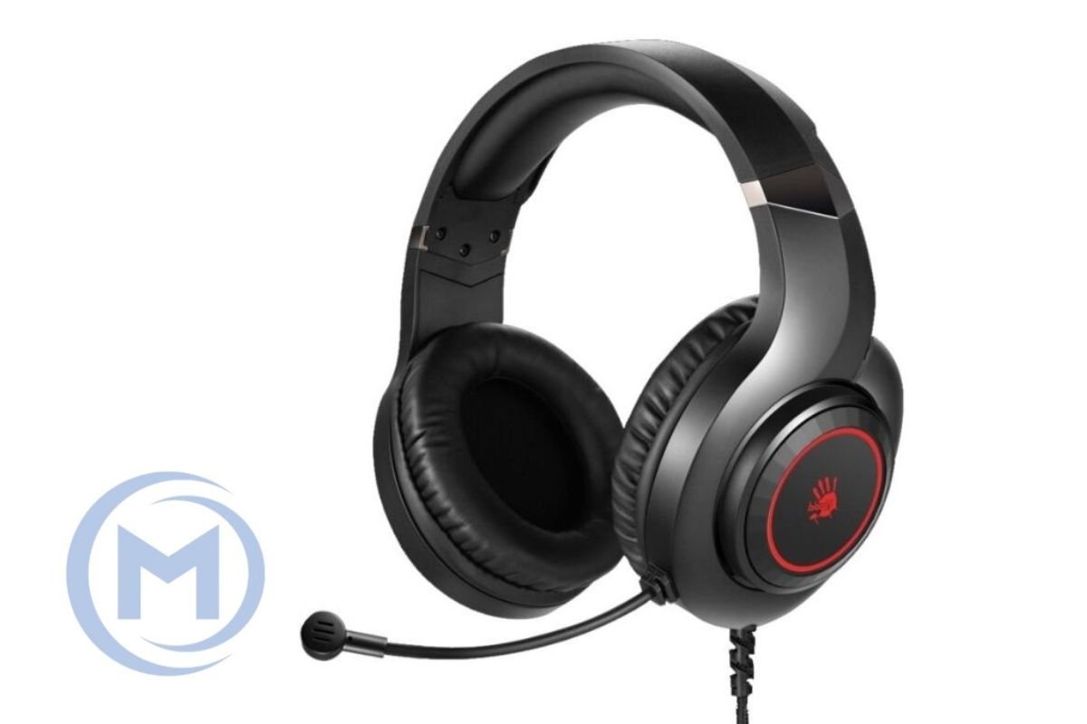 Наушники с микрофоном A4Tech BLOODY G220 NEON Gaming 3.5mm & USB Black