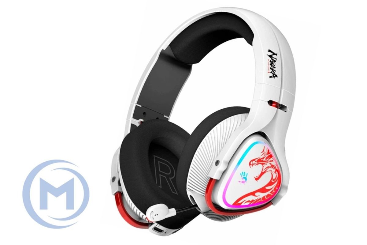 Наушники с микрофоном A4Tech BLOODY MR720 RGB WIRELESS 2.4G+BT V5.3 GAMING 7.1 NARAKA