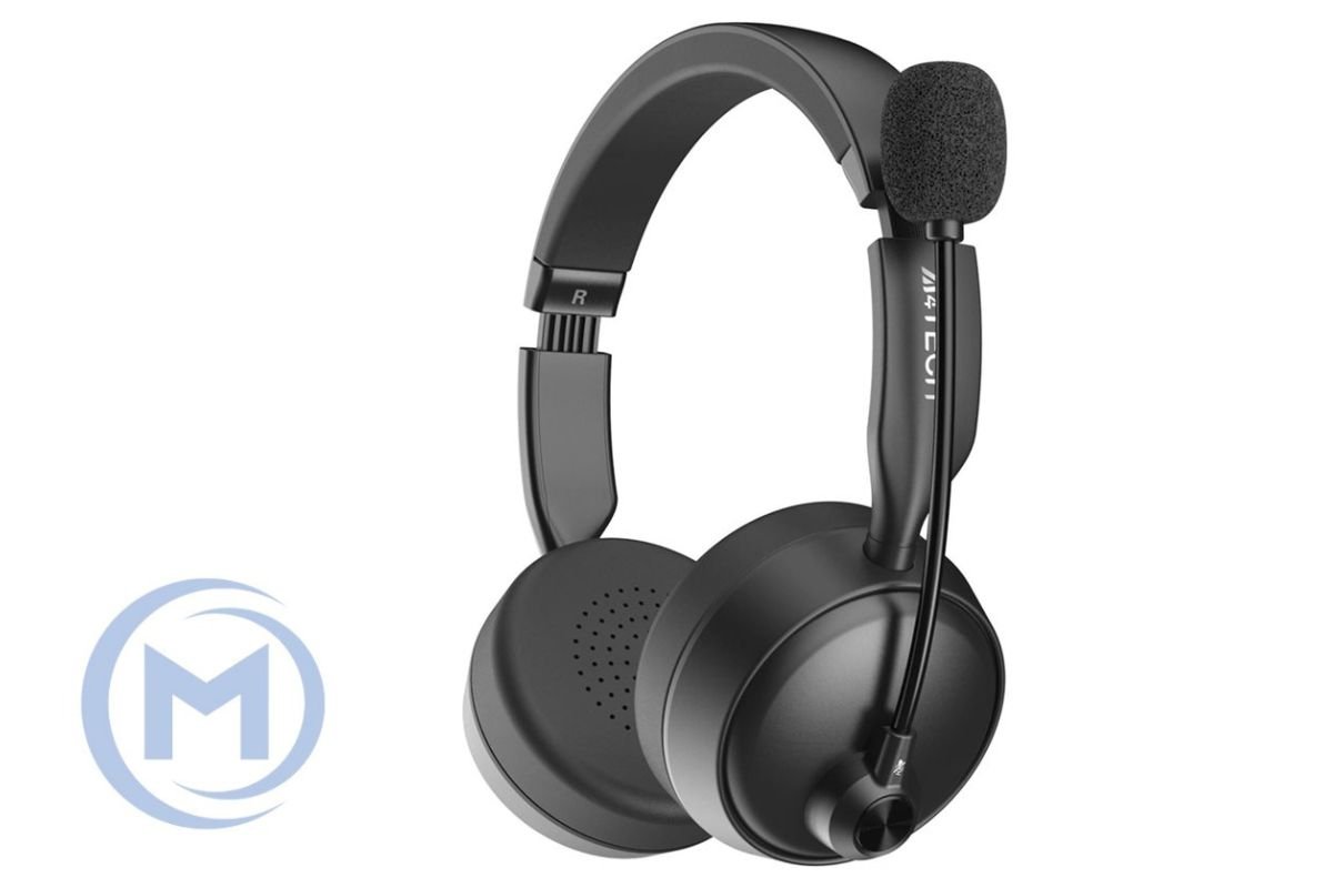 Наушники с микрофоном A4Tech FSTYLER BH230 BLUETOOTH V5.3 WIRELESS BLACK