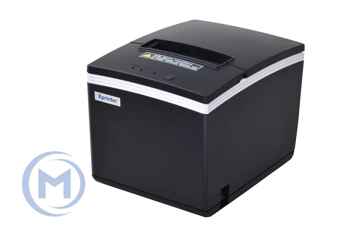 Xprinter XP-E200L 80mm direct thermal Receipt printer USB+LAN, Black, 230mm/s, EU plug