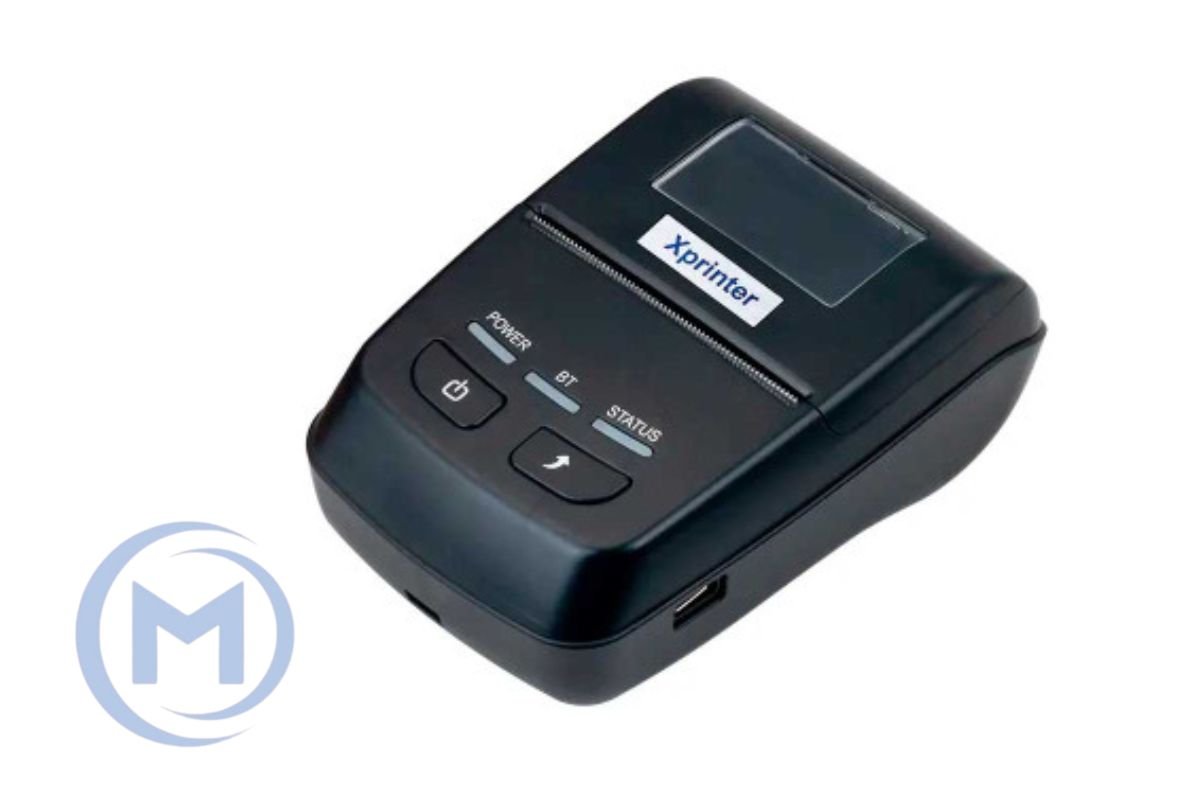 Xprinter XP-P501A 58mm mobile Receipt printer USB+Bluetooth, Black , 70mm/s, EU plug