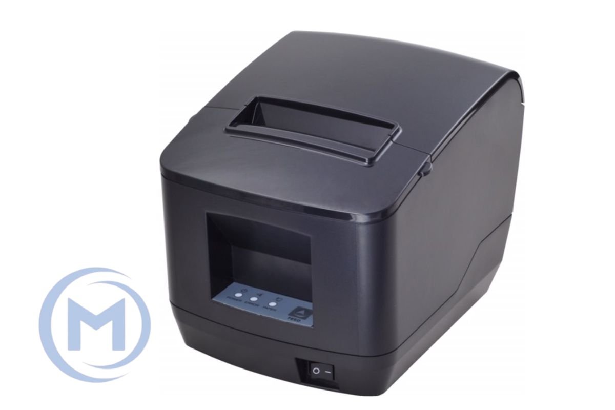 Xprinter XP-V320L 80mm direct thermal Receipt printer USB+LAN, Black, 230mm/s, EU plug