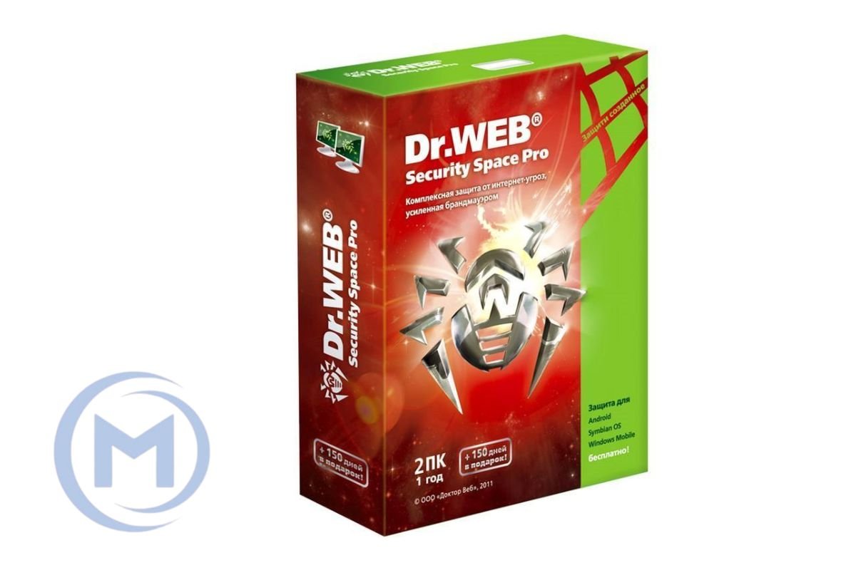 DrWEB Security Space 2пк 1год