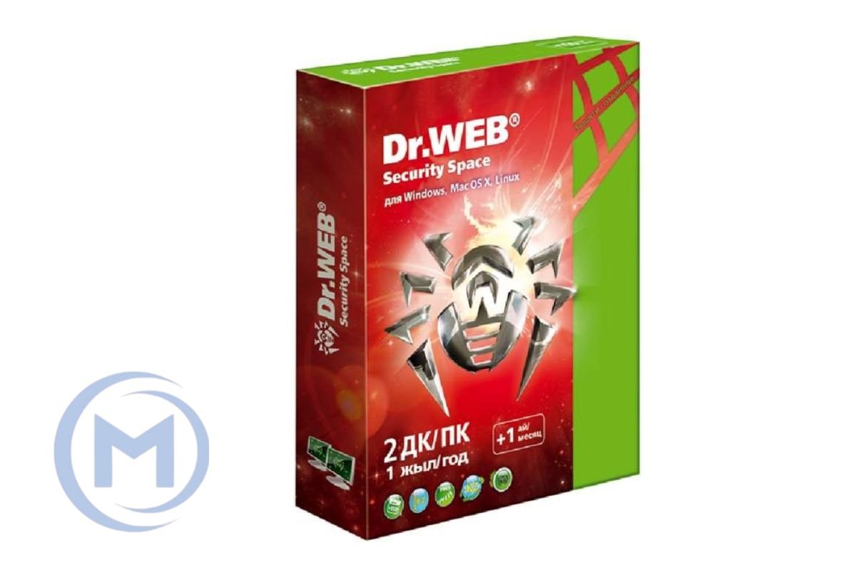 DrWEB Security Space 2пк 1год продление