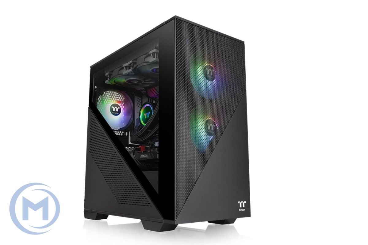Корпус Thermaltake Divider 170 TG ARGB/Black/Win/SPCC/Tempered Glass*1/120mm ARGB PWM Fan*2CA-1S4-00S1WN-00