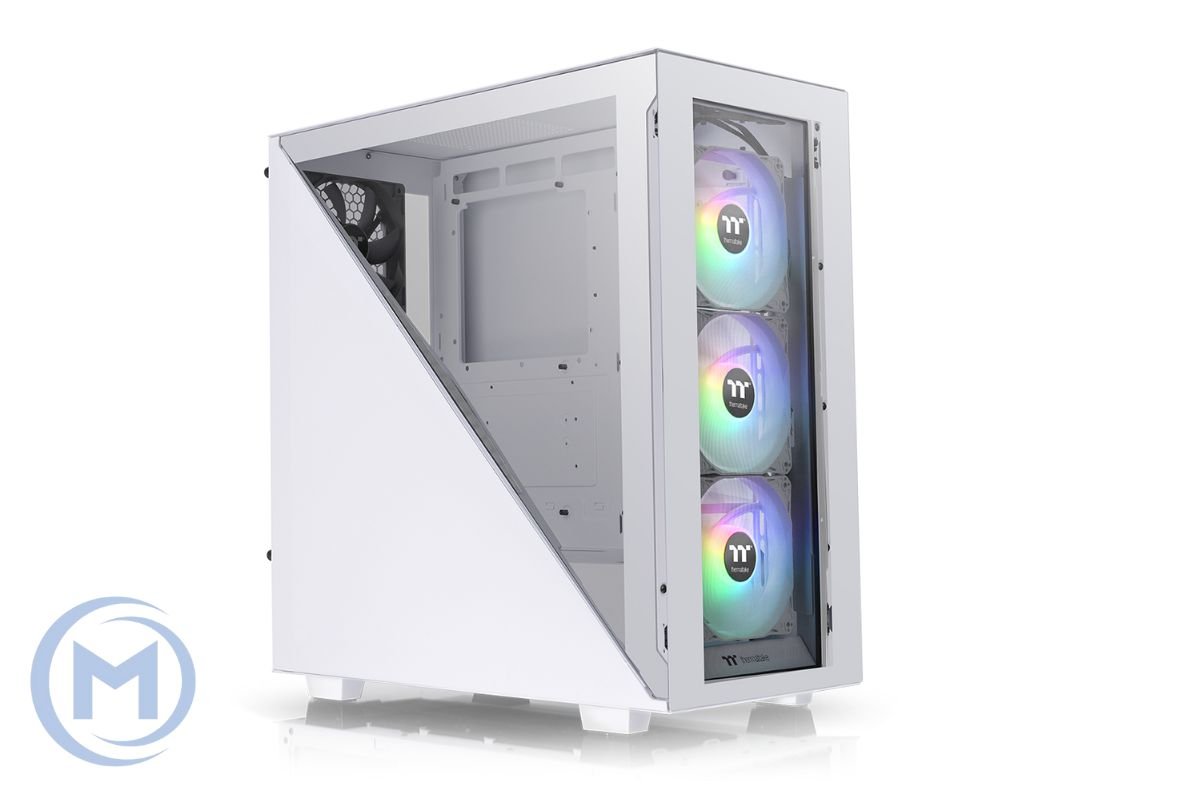 Корпус Thermaltake Divider 300 TG Snow/White/Win/SPCC/Tempered Glass*2/120mm Standard Fan*1CA-1S2-00M6WN-00