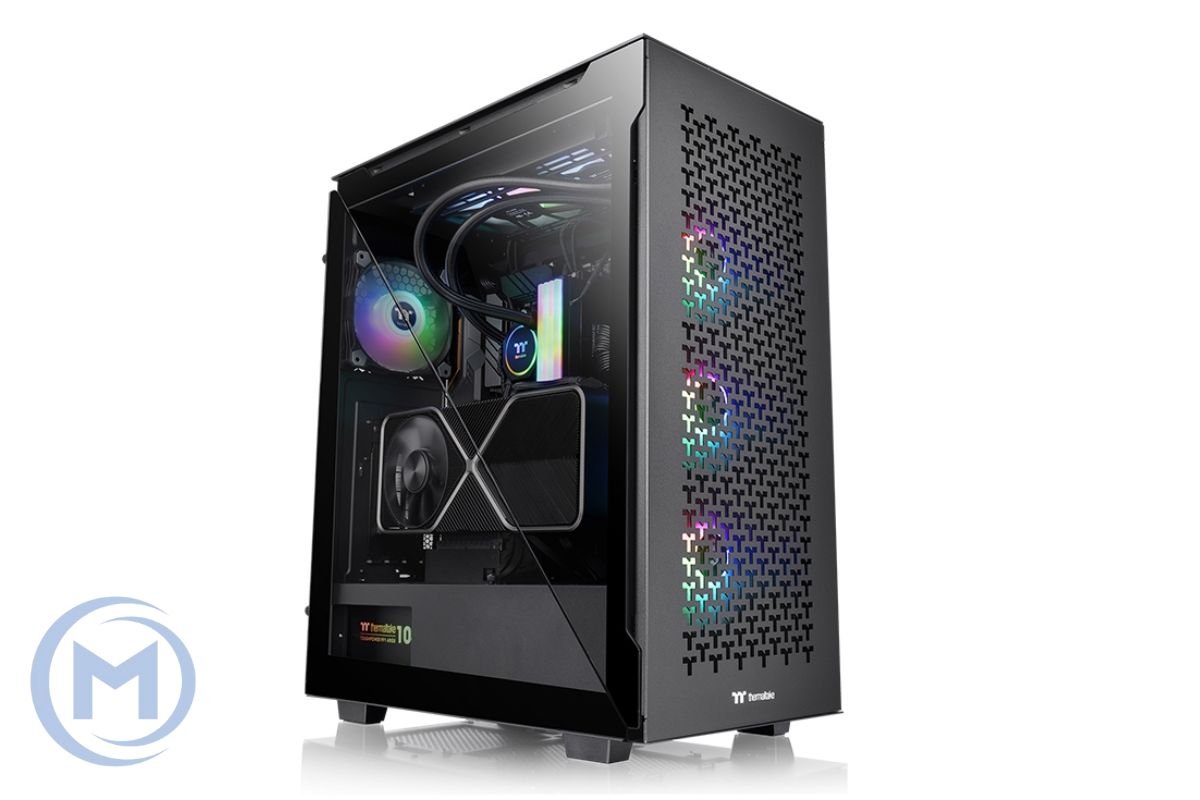 Корпус Thermaltake Divider 500 TG Air/Black/Win/SPCC/Tempered Glass*2/Mesh Front & Top Panel/120mm Standard Fan*2CA-1T4-00M1WN-02