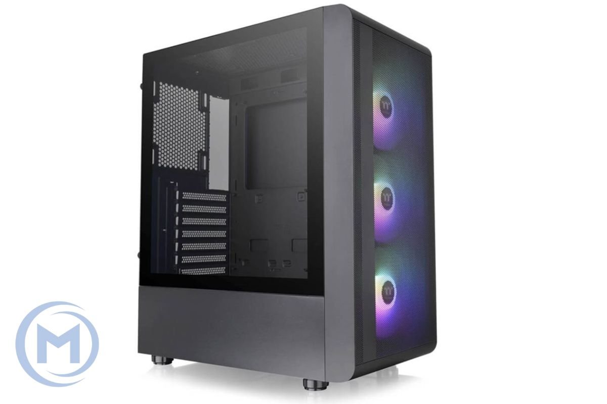Корпус Thermaltake S200 TG ARGB/Black/Win/SPCC/Tempered Glass*1/120mm ARGB Lite Fan*3/Brown BoxCA-1X2-00M1WN-00