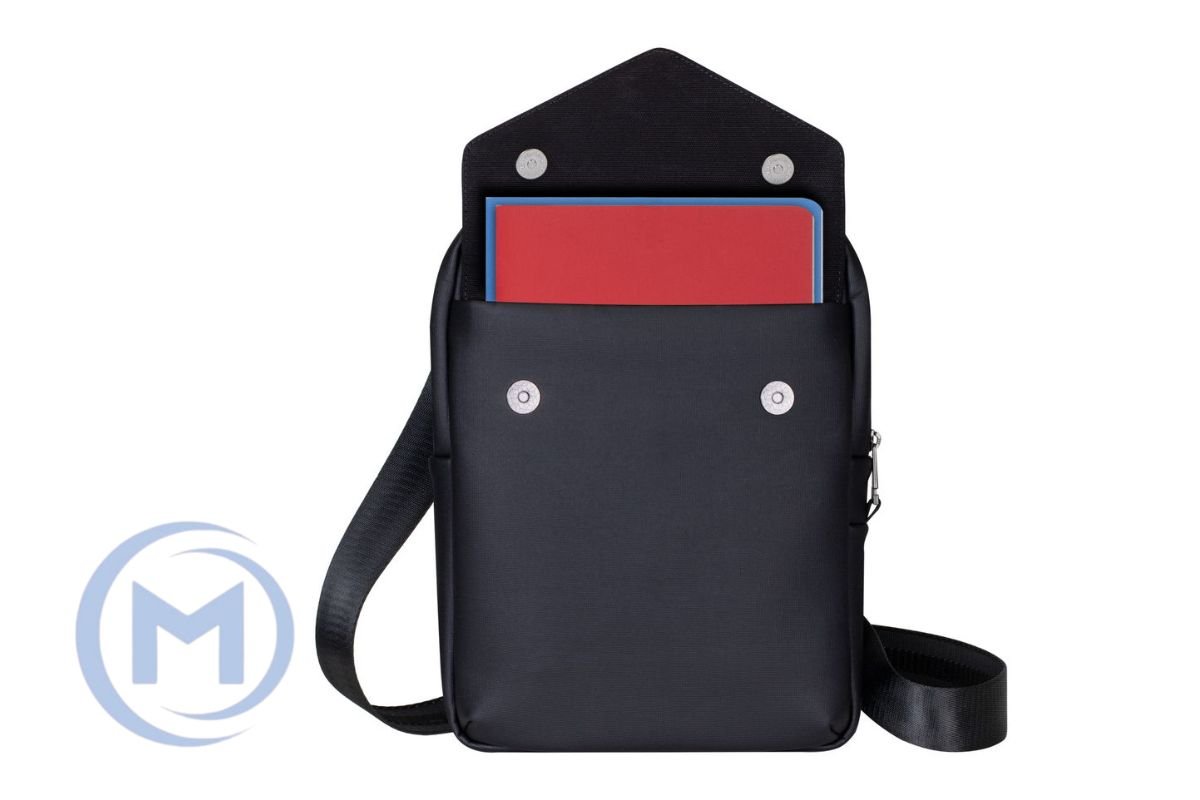 RivaCase 8511 CARDIFF Black Crossbody bag 11"