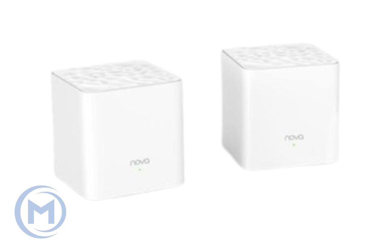 Wireless Mesh Wi-Fi System Tenda NOVA MW3(2-pack) AC1200M 867Mbps on 5GHz,300Mbps on 2.4GHz 250м2