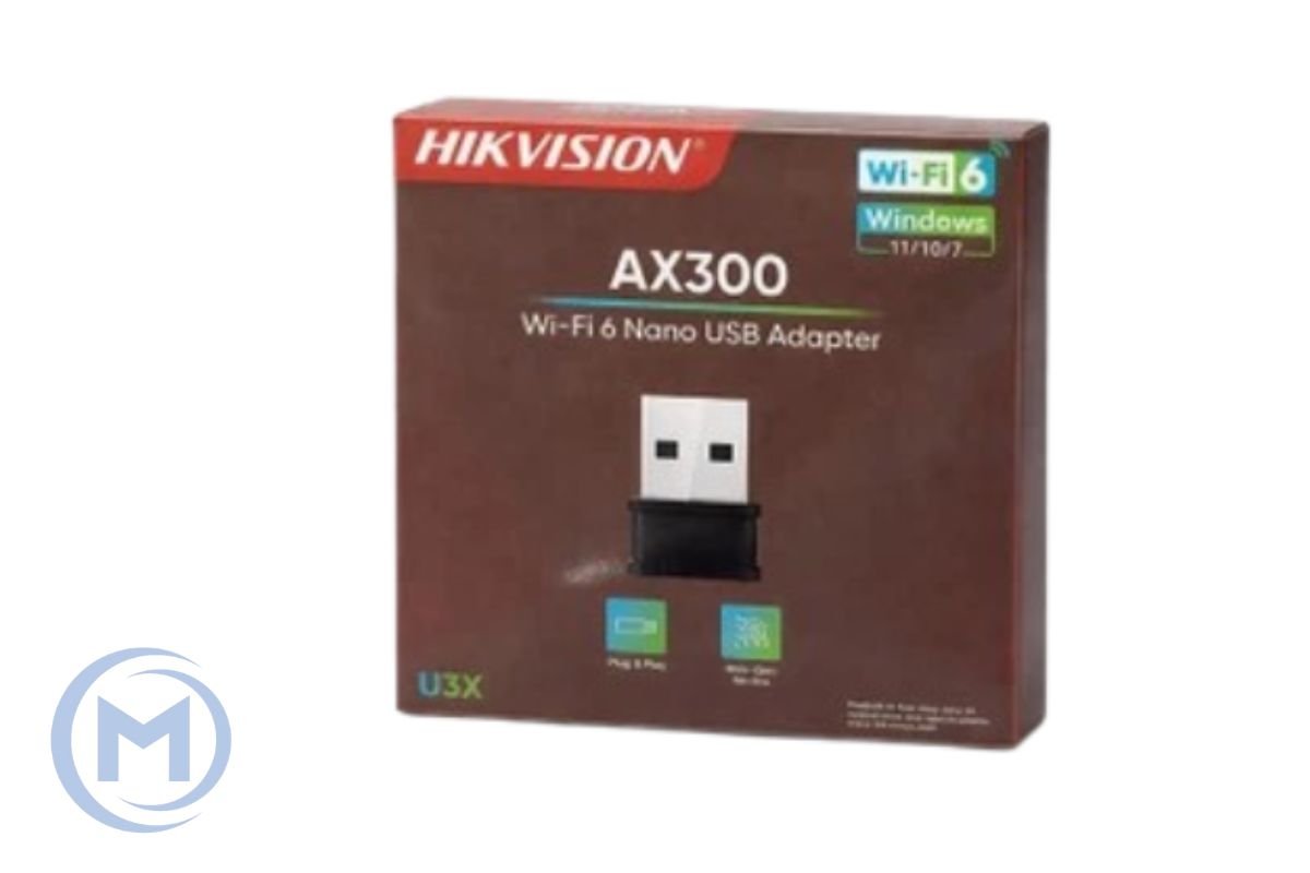 Wireless Adapter HIKVISION DS-3WRU3X-H 300Mbps AX300 Wi-Fi 6 High Gain USB Adapter 1*6dBi Antenna