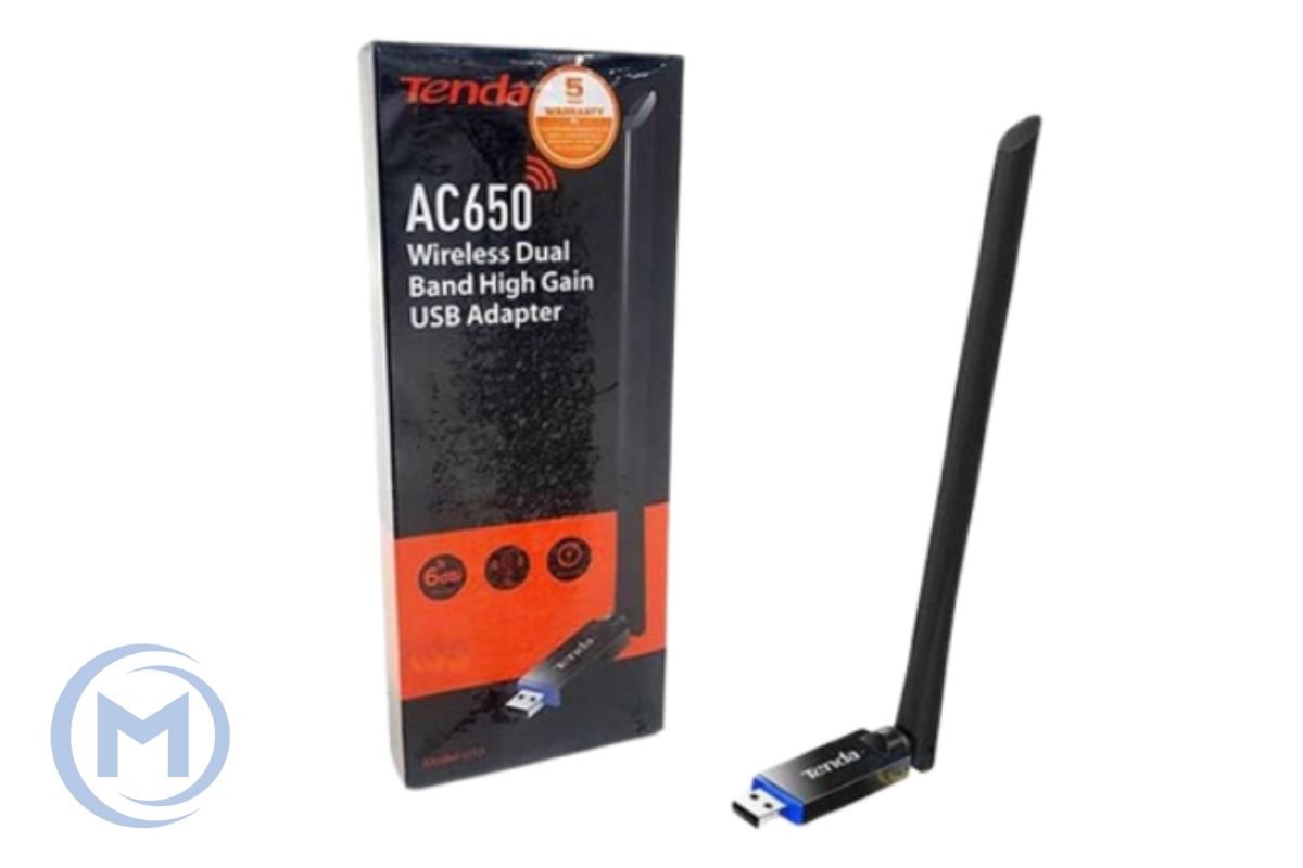 Wireless Adapter Tenda U10 AC650 Dualband up to 200+433Mbps 1x6Dbi Antenna Wireless USB Adapter