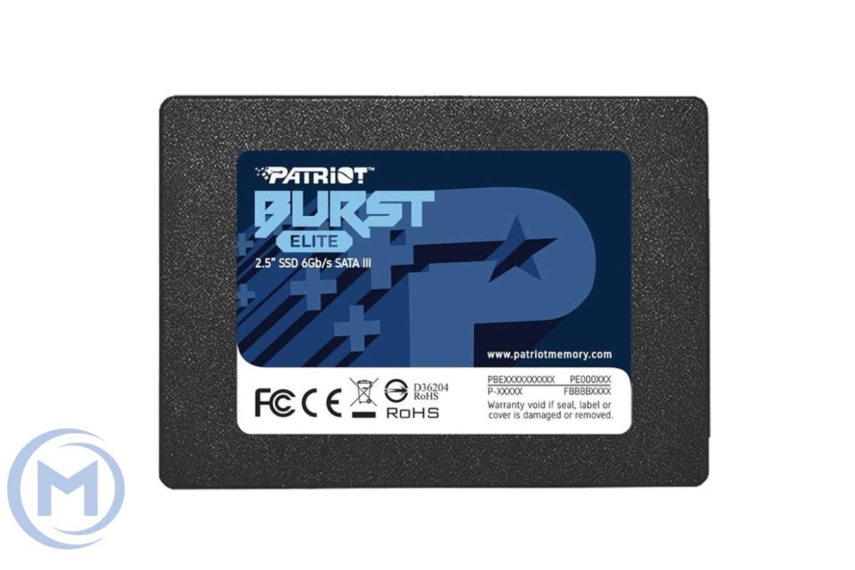 Твердотельный накопитель SSD 1920GB Patriot Burst Elite 2.5" SATA III TCL 3D, Read/Write up 450/320MB/s, 40000 IOPS [PBE192TS25SSDR]