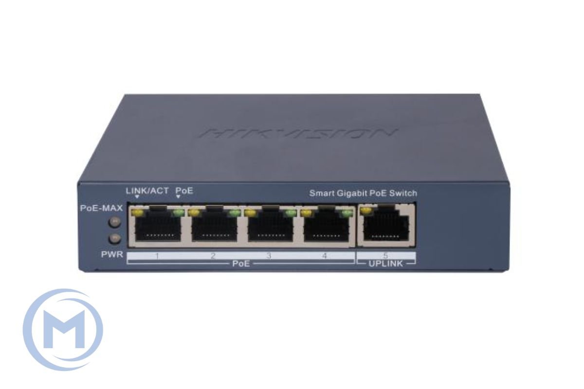 Router HIKVISION DS-3WG1505P-EI 5 Port 4-PoE Power Budget:60 W 4-port 10/100/1000Mbps 100 Users