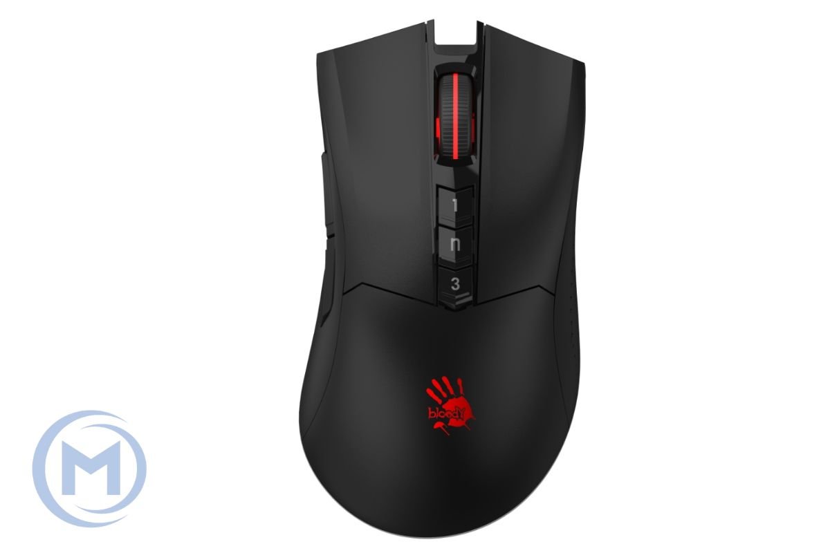 A4TECH BLOODY R90 PLUS WIRELESS GAMING MOUSE IR MICRO-SWITCH METAL FEET CORE3 ACTIVE USB BLACK