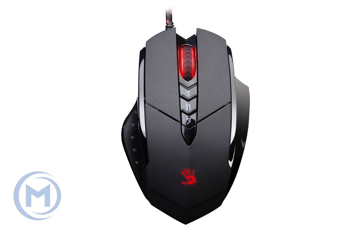 A4TECH BLOODY V7MA GAMING MOUSE METAL FEET CORE4 ACTIVE USB BLACK